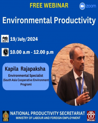 Free Webinar Environmental Productivity