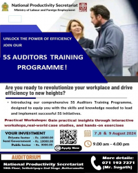 5S Auditors Training Program
