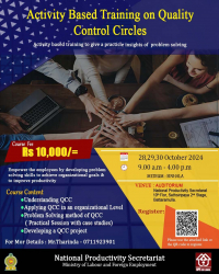 Activity Based Training on Quality Control Circle